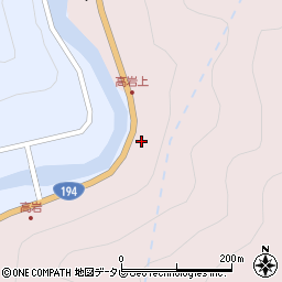 ミタニ建設工業株式会社　吾北出張所周辺の地図