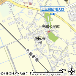 福岡県飯塚市上三緒723周辺の地図