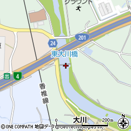 東大川橋周辺の地図