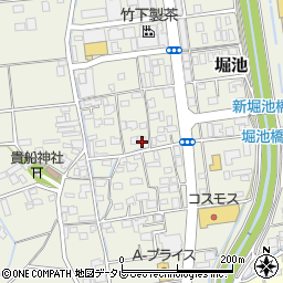 福岡県飯塚市堀池203周辺の地図