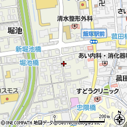 福岡県飯塚市堀池13周辺の地図