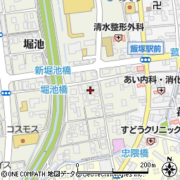 福岡県飯塚市堀池57-5周辺の地図
