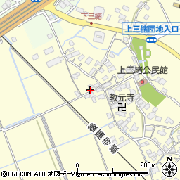 福岡県飯塚市上三緒876周辺の地図