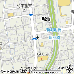 福岡県飯塚市堀池136周辺の地図