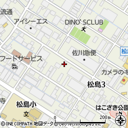 キユーソー流通システム福岡営業所周辺の地図