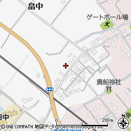 福岡県豊前市畠中153周辺の地図