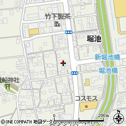 福岡県飯塚市堀池134周辺の地図