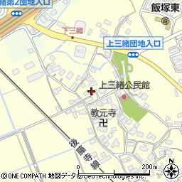 福岡県飯塚市上三緒696周辺の地図