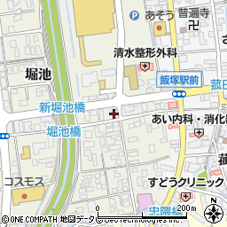 福岡県飯塚市堀池54周辺の地図