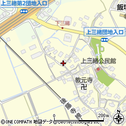 福岡県飯塚市上三緒689周辺の地図