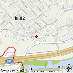 福岡県糟屋郡篠栗町和田2丁目1-14周辺の地図
