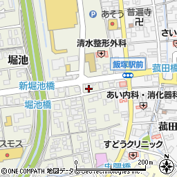 福岡県飯塚市堀池16周辺の地図