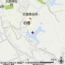 福岡県大任町（田川郡）今任原周辺の地図