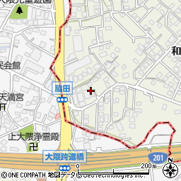 福岡県糟屋郡篠栗町和田2丁目14-14周辺の地図