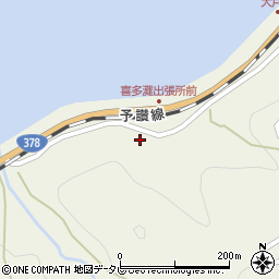 愛媛県大洲市長浜町今坊1589周辺の地図