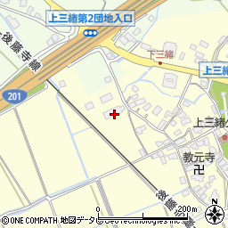 福岡県飯塚市上三緒887周辺の地図