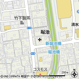 福岡県飯塚市堀池140周辺の地図