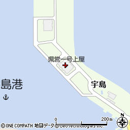 県営一号上屋周辺の地図