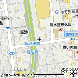 福岡県飯塚市堀池51-2周辺の地図