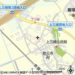 福岡県飯塚市上三緒687周辺の地図