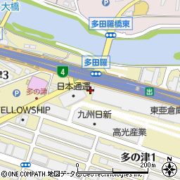 九州団地倉庫協同組合団地倉庫会館周辺の地図
