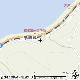 愛媛県大洲市長浜町今坊1280周辺の地図