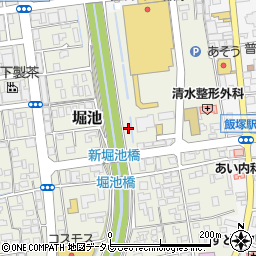 福岡県飯塚市堀池740周辺の地図