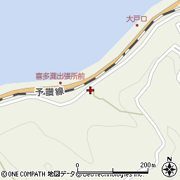 愛媛県大洲市長浜町今坊1282周辺の地図