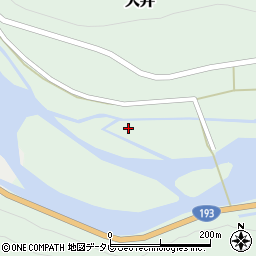 徳島県海部郡海陽町大井土手ノ元周辺の地図