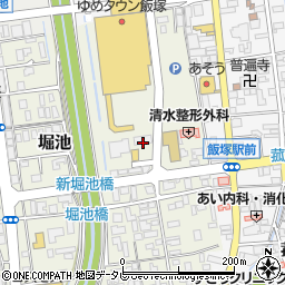 福岡県飯塚市堀池46周辺の地図
