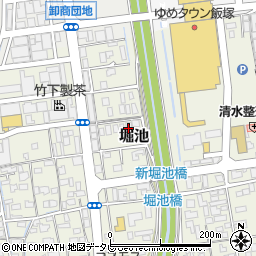 福岡県飯塚市堀池145周辺の地図
