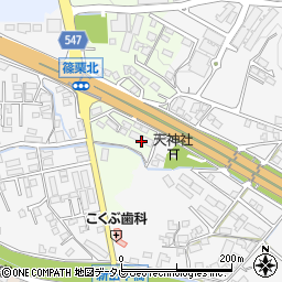 福岡県糟屋郡篠栗町津波黒66周辺の地図