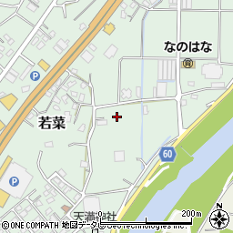 福岡県飯塚市若菜周辺の地図