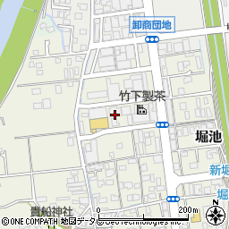 福岡県飯塚市堀池184周辺の地図