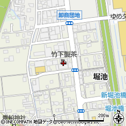 福岡県飯塚市堀池154周辺の地図