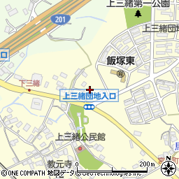 福岡県飯塚市上三緒656周辺の地図