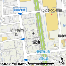 福岡県飯塚市堀池162周辺の地図