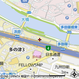 福岡都市高速４号線周辺の地図