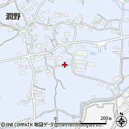 福岡県飯塚市潤野332-4周辺の地図