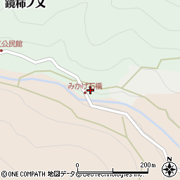 高知県高知市鏡柿ノ又702-1周辺の地図
