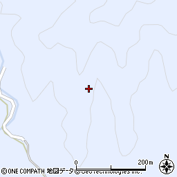徳島県海部郡海陽町浅川大谷周辺の地図