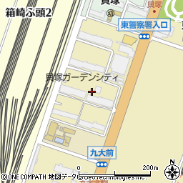 福岡県福岡市東区箱崎5丁目11周辺の地図