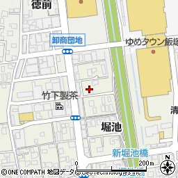 福岡県飯塚市堀池169周辺の地図