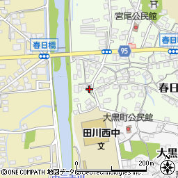 福岡県田川市春日町15-3周辺の地図