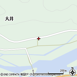 徳島県海部郡海陽町大井家ノ元周辺の地図