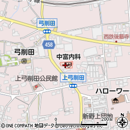 中富内科医院周辺の地図