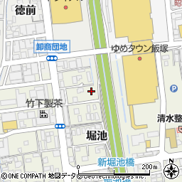 福岡県飯塚市堀池166周辺の地図