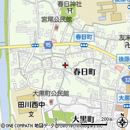 福岡県田川市春日町10-5周辺の地図