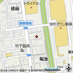 福岡県飯塚市堀池178周辺の地図