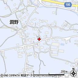 福岡県飯塚市潤野447-2周辺の地図